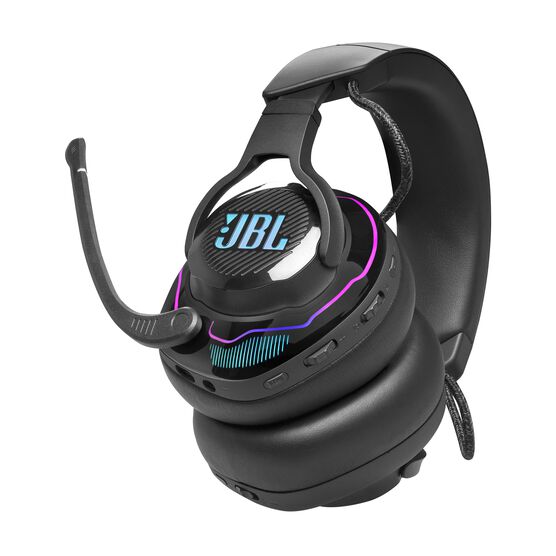 JBL Quantum 910 Wireless - Black - Wireless over-ear performance gaming headset with head  tracking-enhanced, Active Noise Cancelling and Bluetooth - Detailshot 2 JBL Quantum 910 Wireless - Black - Wireless over-ear performance gaming headset with head  tracking-enhanced, Active Noise Cancelling and Bluetooth - Detailshot 2